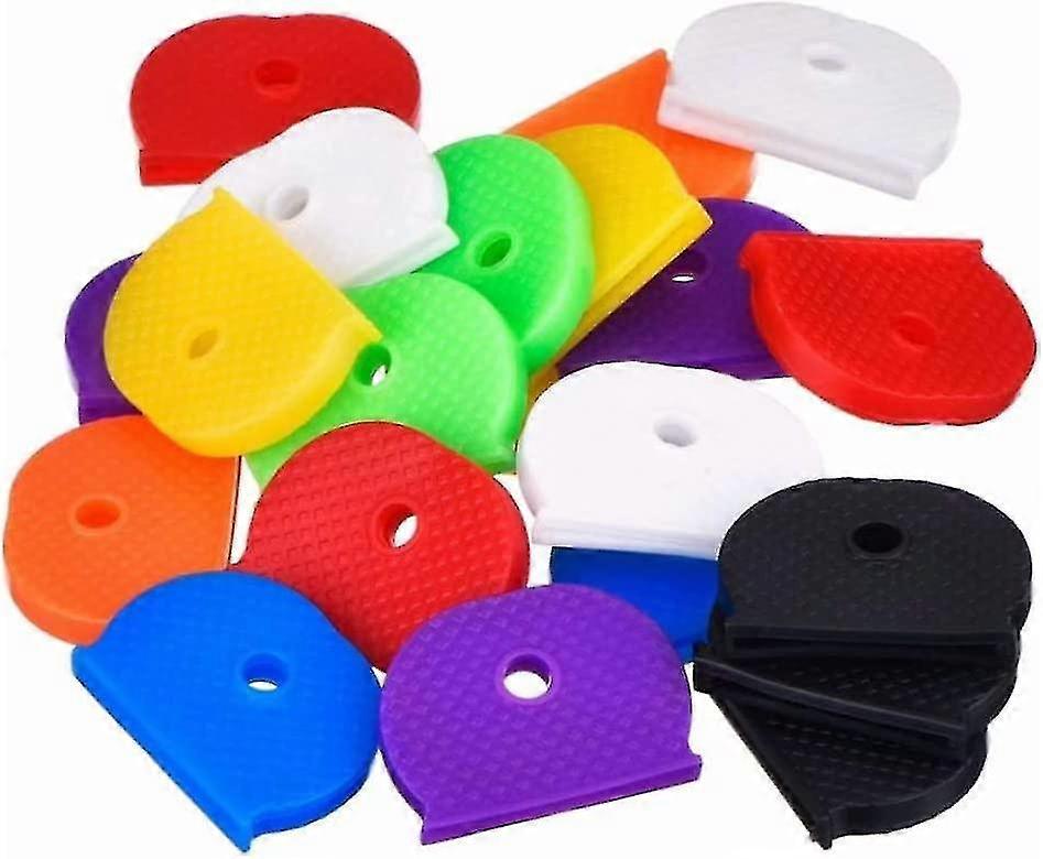Flexible Key Covers For Easy Identifying Door Keys(4sets, Multicolor)