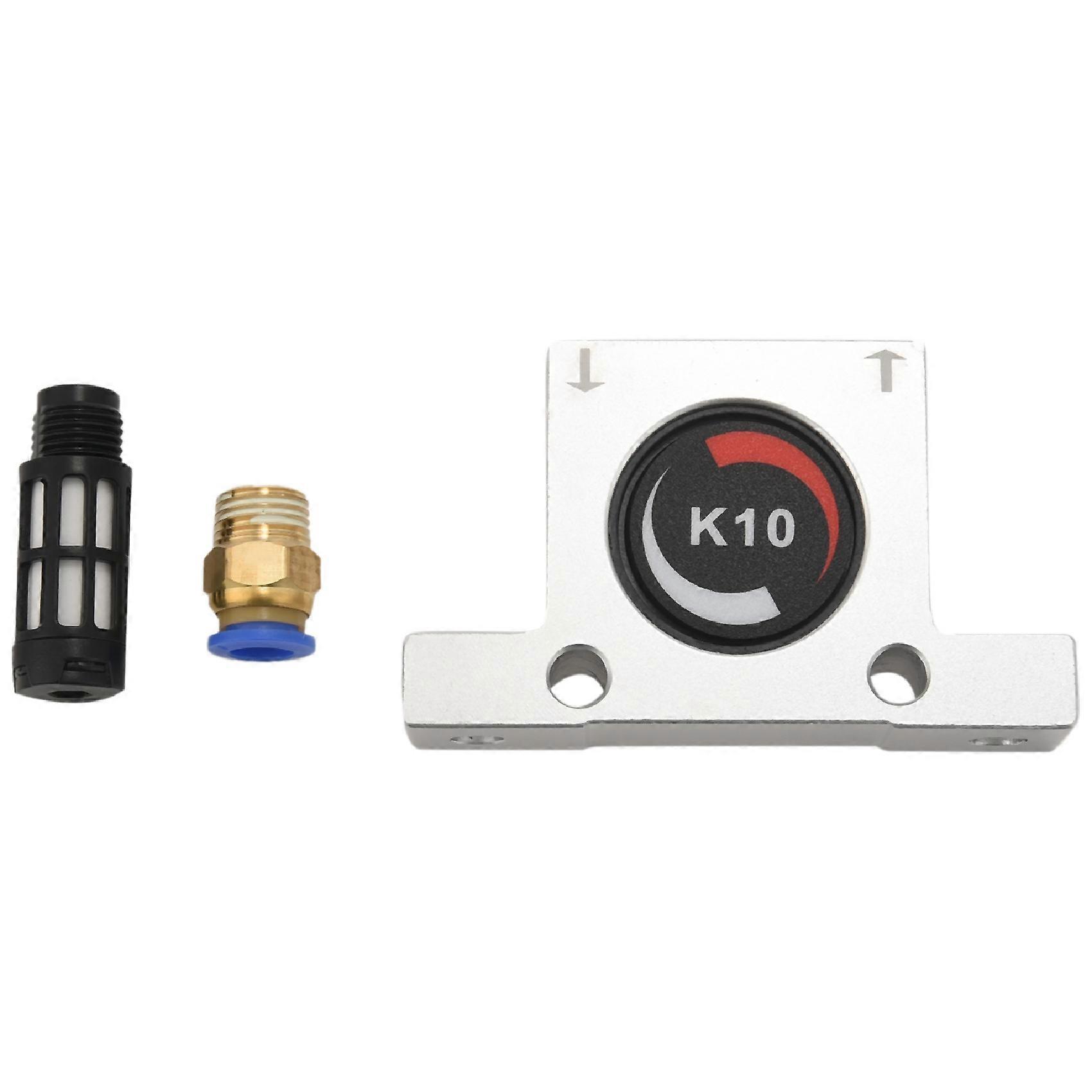 1/4 Pneumatic Turbine Vibrators Silent Golden Industrial Vibrator For Hopper Industrial Pneumatic V