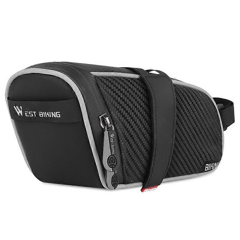 WEST BIKING Bicycle Waterproof Tail Bag Large (Black Gray)