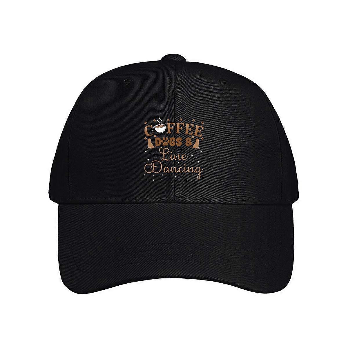 Coffee Dogs And Line Dacing Baseball Cap