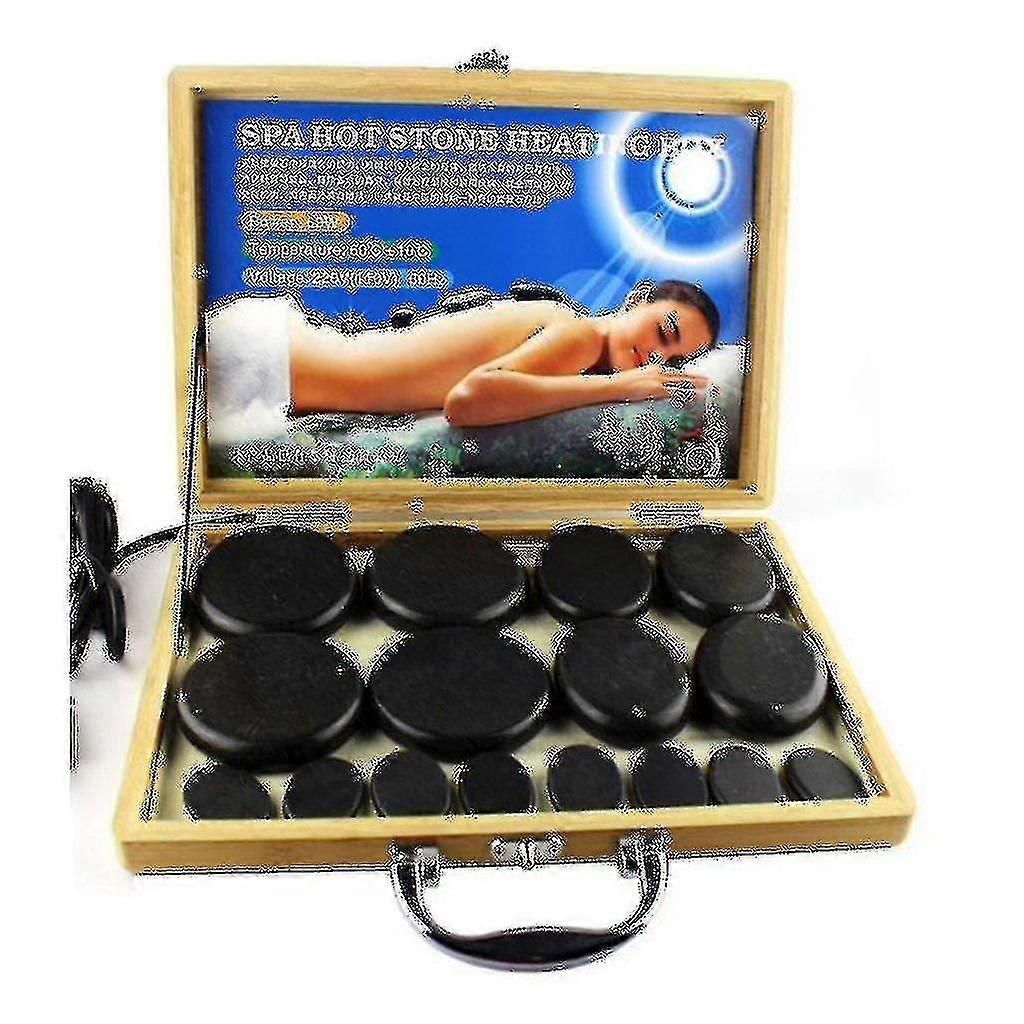 שווה לקנות אבן חמה רוק חימום תיבת עיסוי אבן מחמם מקרה מחמם Eu תקע