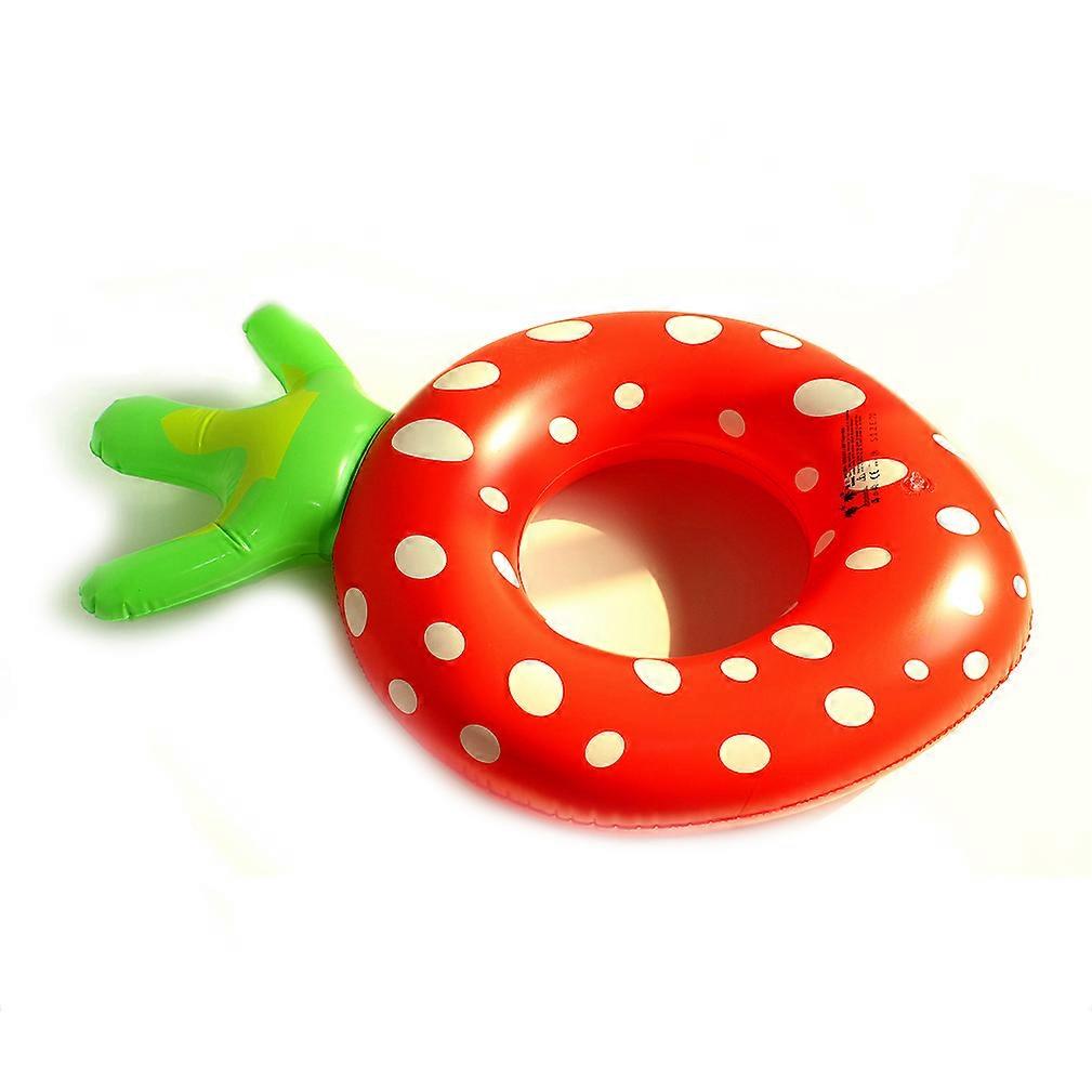 Strawberry Swimming Ring Inflatable Pool Float for Kids