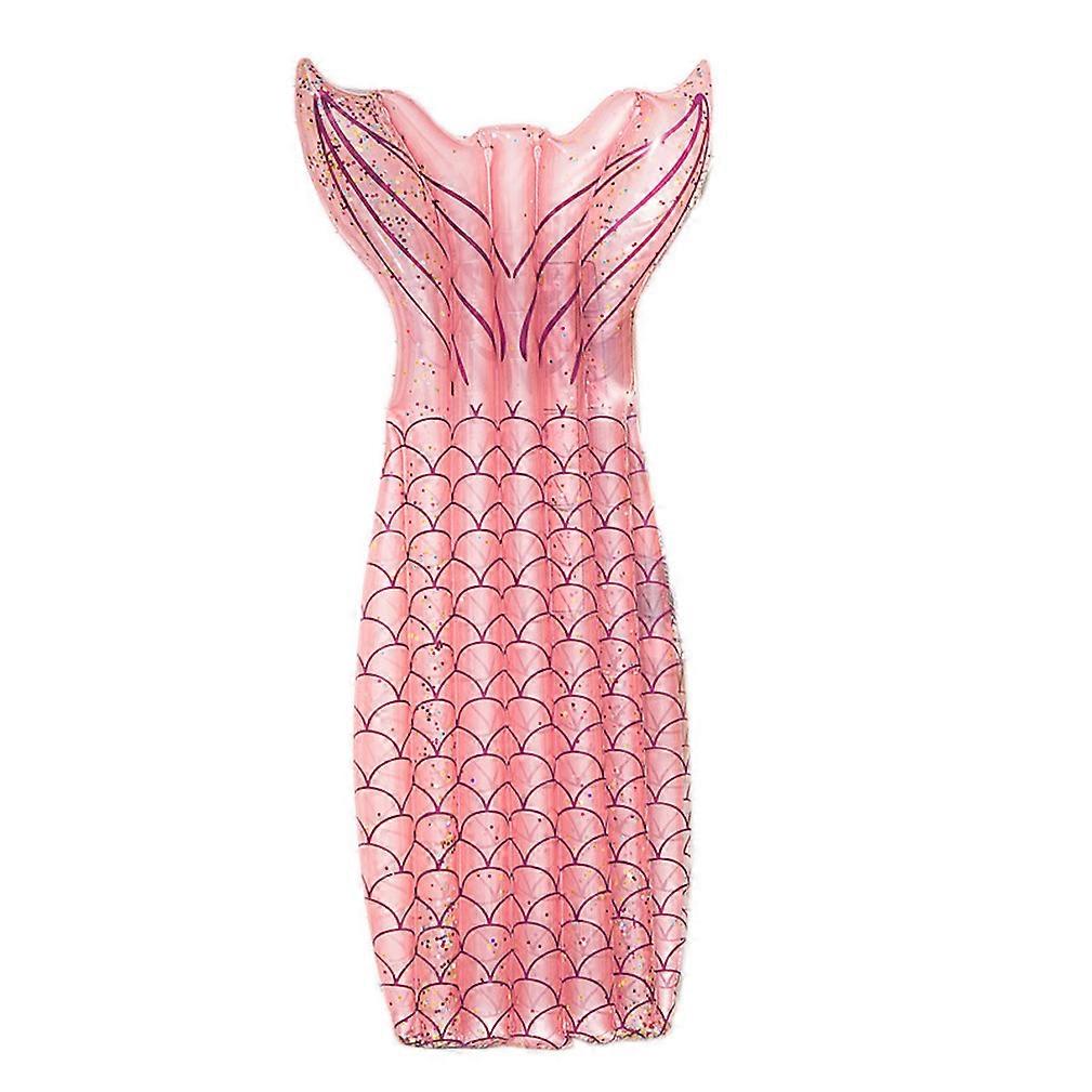 Pink Mermaid Pool Float Inflatable Floating Lounge for Adults