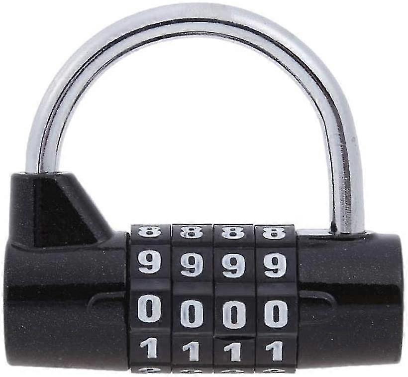 Resettable 4 Digit Combination Locker For Gym Locker, Outdoor