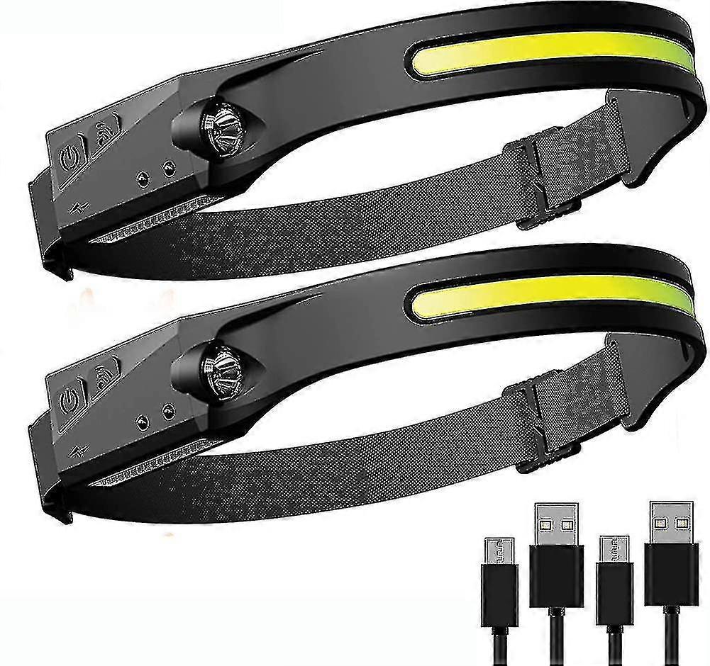 Led Head Torch Rechargeable. Led Headlamp Running Head Torch Headlight2pcs