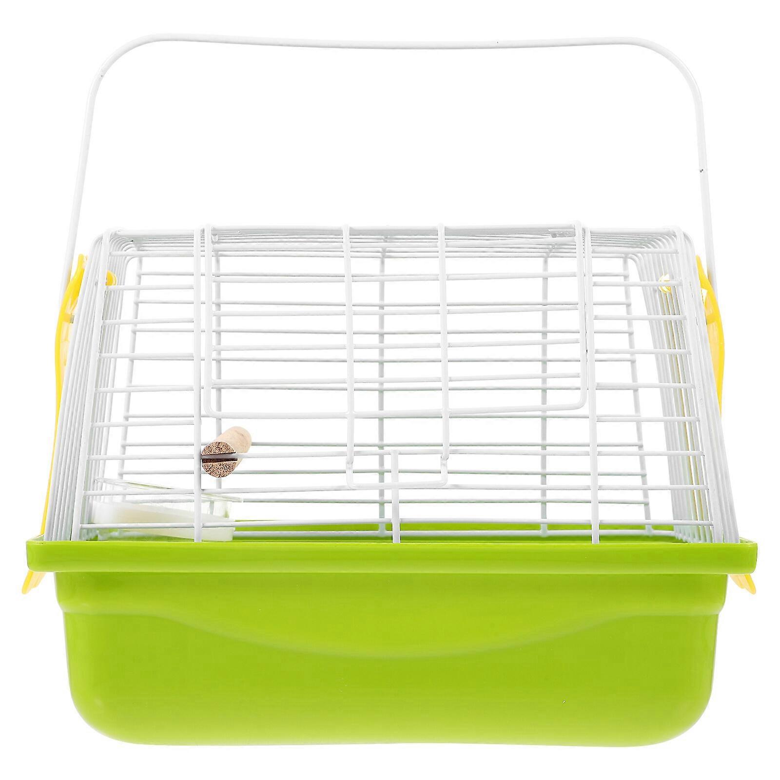1 Set di Metallo Bird Carrier Bird Travel Cage Portatile Bird Cage Maniglia Pappagallo Gabbia Bird Carrying Cage