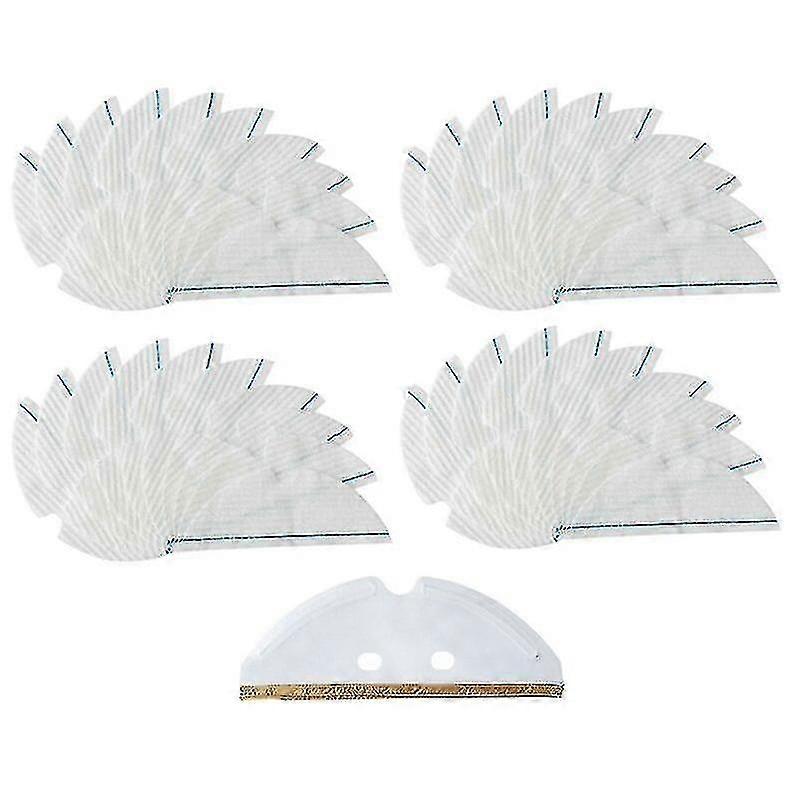 For Xiaomi Roborock S6 T6 Robot Vacuum Cleaner Moping Cloths Parts 41pcs Replacement Dispo