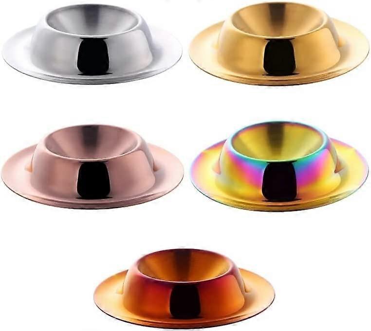 5pcs Egg Holders Stainless Steel Egg Holders Creator Serving Cups Hard Boiled Egg Cups