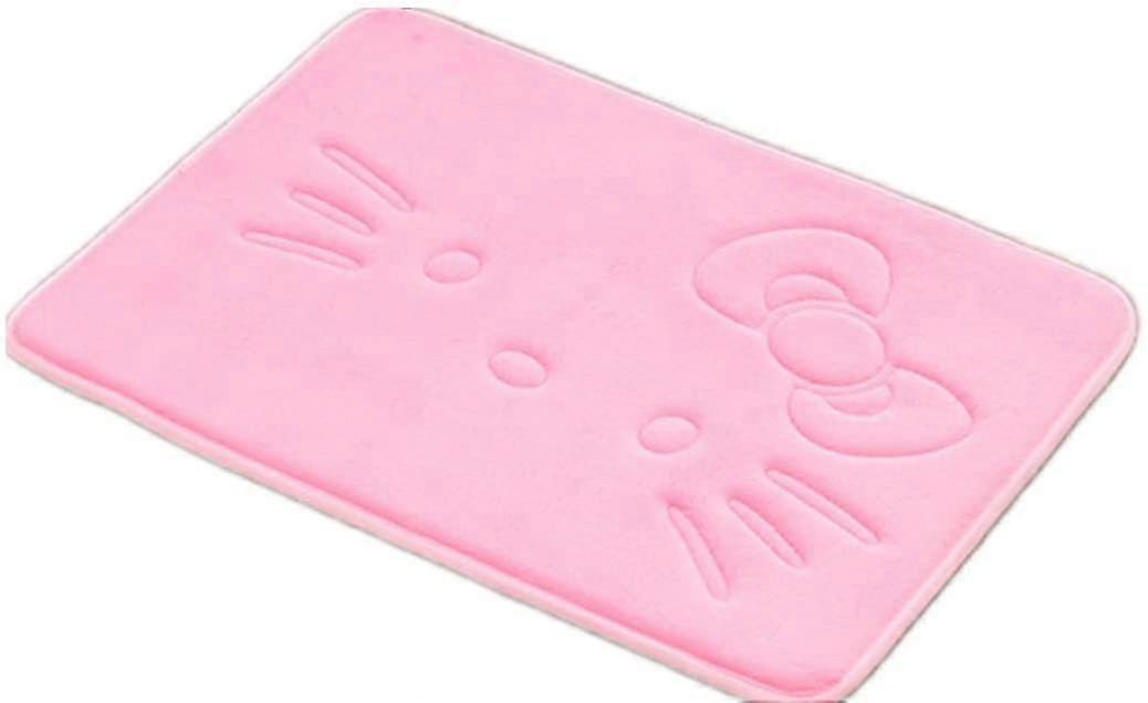 unique Cute Cartoon Pink Bathroom Rugs