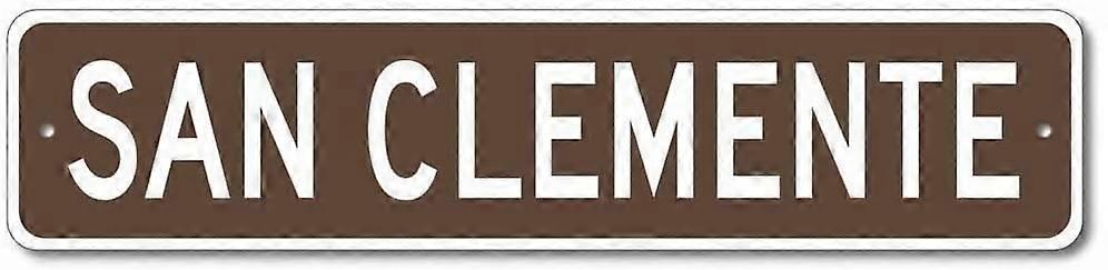 San Clemente 6x16 utcatábla ón tábla