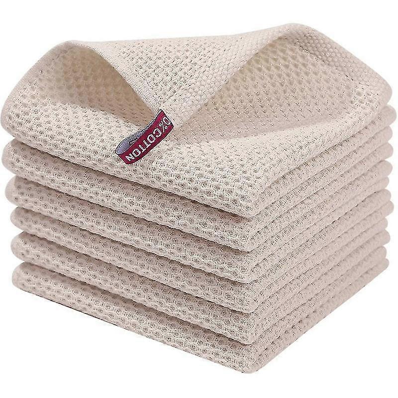 Kitchen Dish Cloths, 6-pack Quick Drying Dish Towels