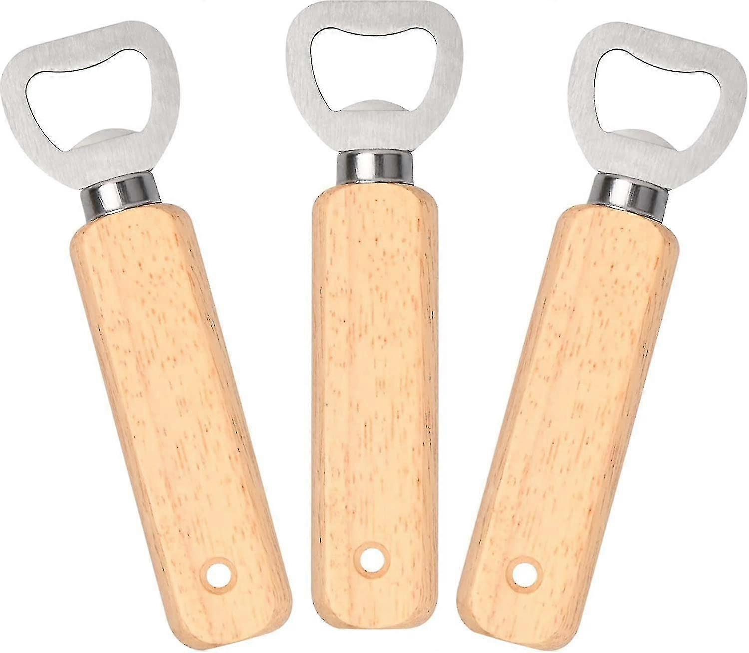3er Pack Bierflaschenöffner, Edelstahl