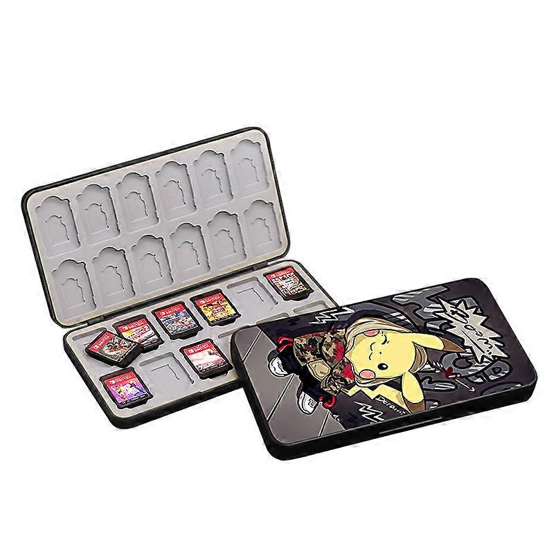 24 Game Card Storage Case For Nintendo Switch-Pikachu detective