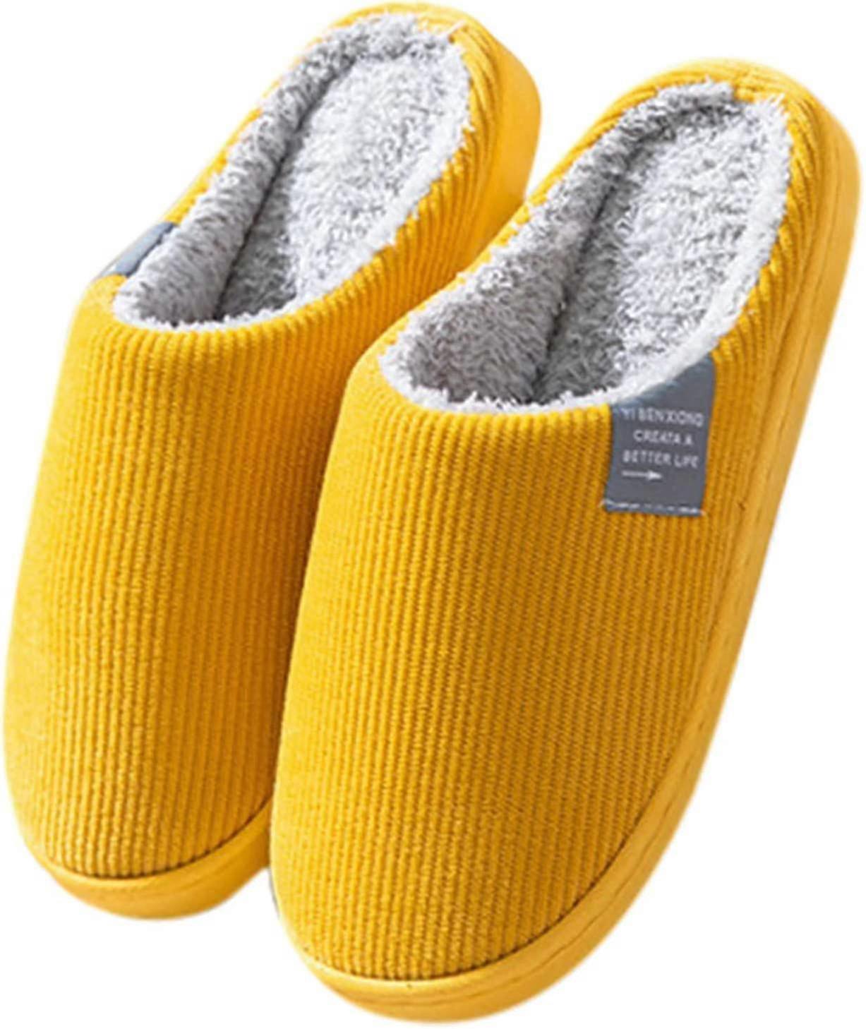 Pantofole per donne e uomini Memory Foam Warm Slip On Pantofole Comode scarpe da casa foderate in peluche VCNMR