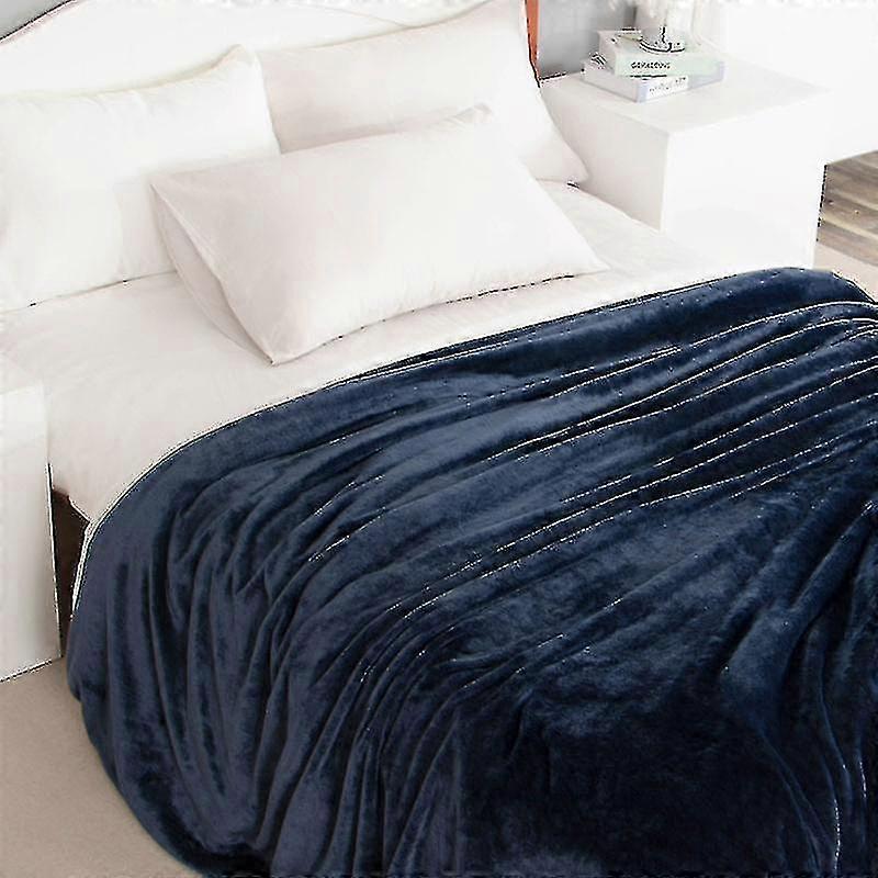 Fleece Blanket Sofa Throw Versatile Blanket Fluffy Soft Throw For Bed Couch 130x150cm