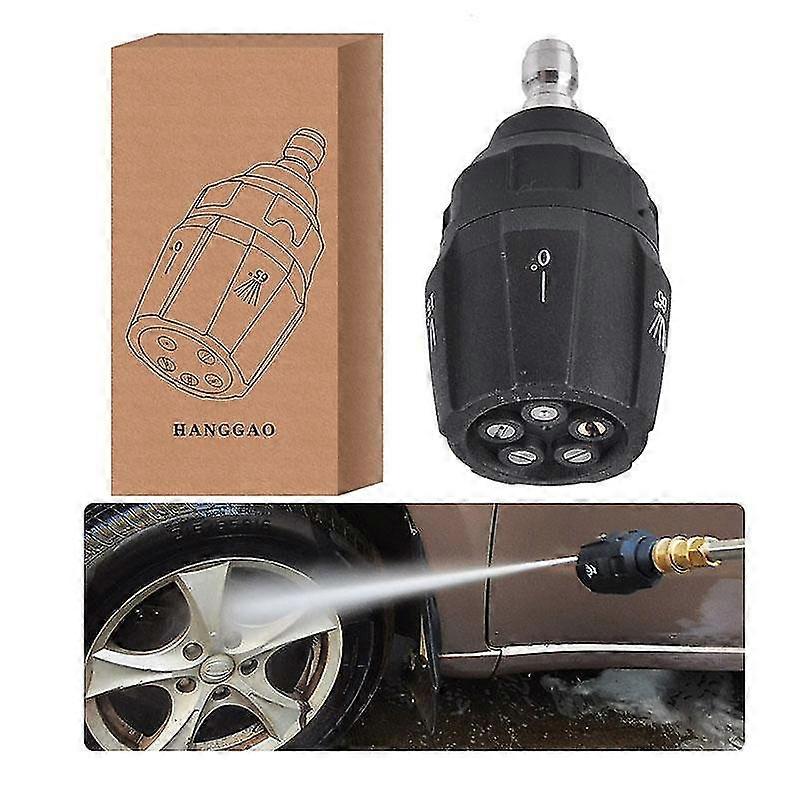 Hight Pressure Washer Nozzle 1/4 Quick Connect Plug 5 Tips Spraying Nozzle