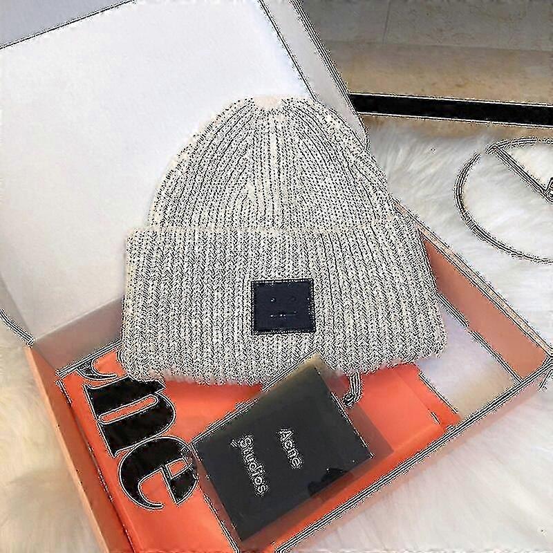 2022 Studios Miesten ja Naisten Hatut Face Patch Knit Pipo Wools Smile Matng Hat Pipot #YoGu