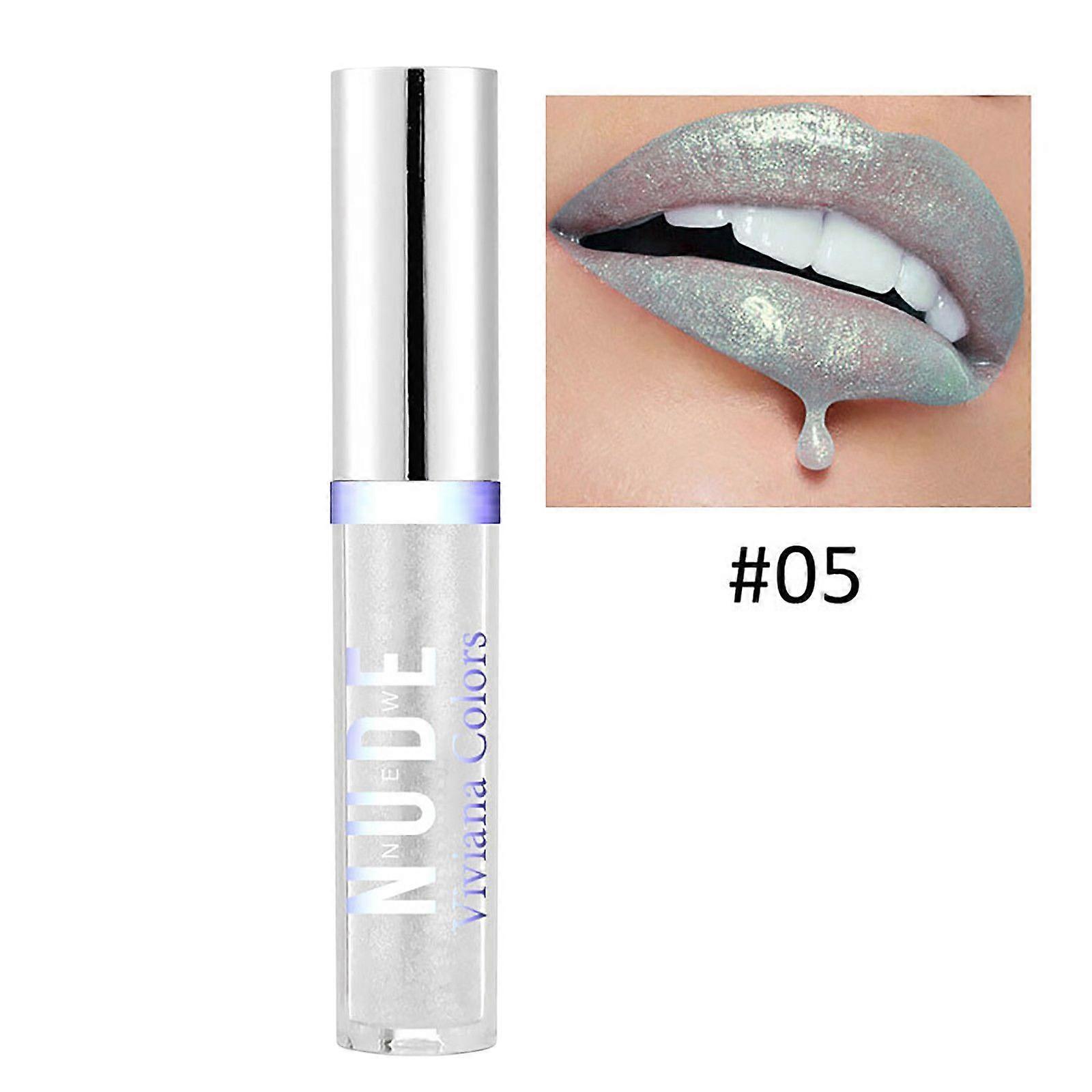 Pearlescent Lip Glossy Glitter Moisturizing Glossy Diamond Color Lip Gloss Lip Glaze3.5ml Flye253175