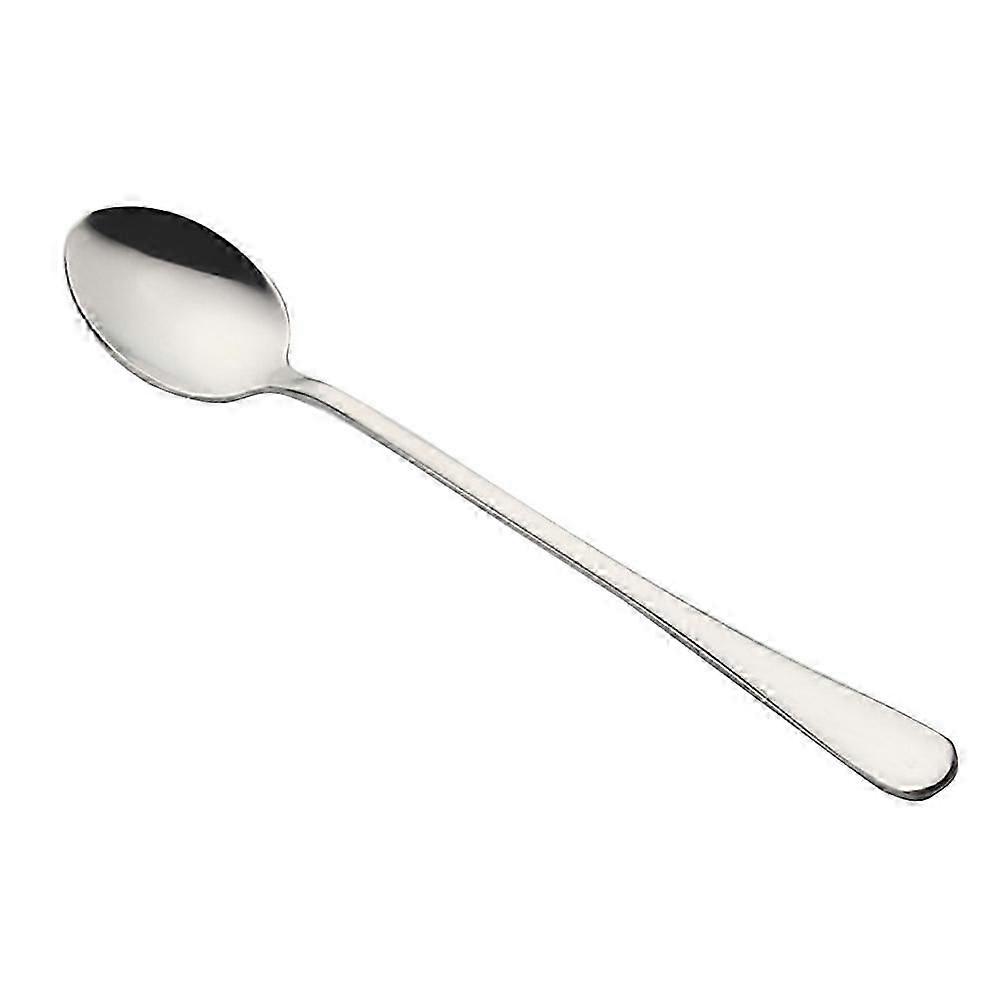 Stainless Steel Long Handle Spoon Flatware Coffee Drinking Tool Kitchen Gadget