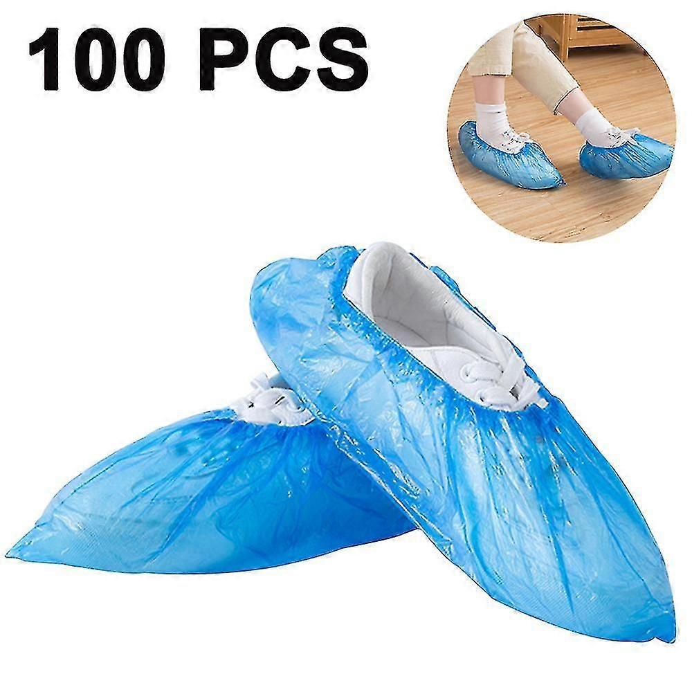 Shoe Covers Disposable, 100 Pack (50 Pairs)