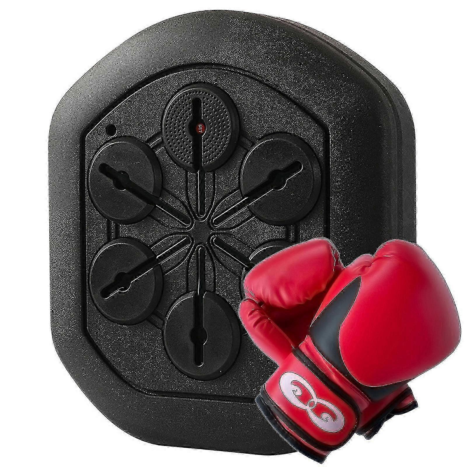 Bersaglio da parete di boxe elettronico di musica, bersaglio da parete di boxe di allenamento di boxe, regalo intelligente di sacchetto di sabbia per bambini adulti