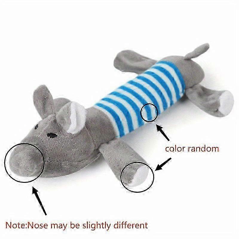 Pig Elephant Design Dog Toys Squeaky Dog Chew Durable Toys Interactive Pet Supplies For Aggressive Chewers