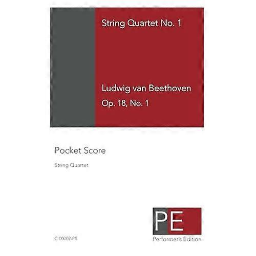 Beethoven String Quartet No. 1 : Pocket Score