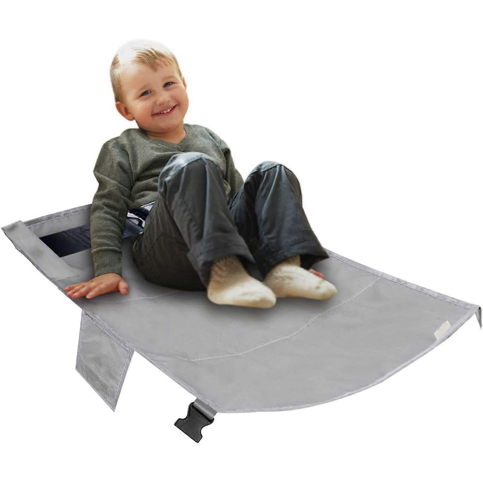 Baby Airplane Bed Foldable Anti-slip Strong Load Bearing Quick to Set Up Extra Fixing Strap Seat Extension Easy Storage Travel Airplane Seat Extender