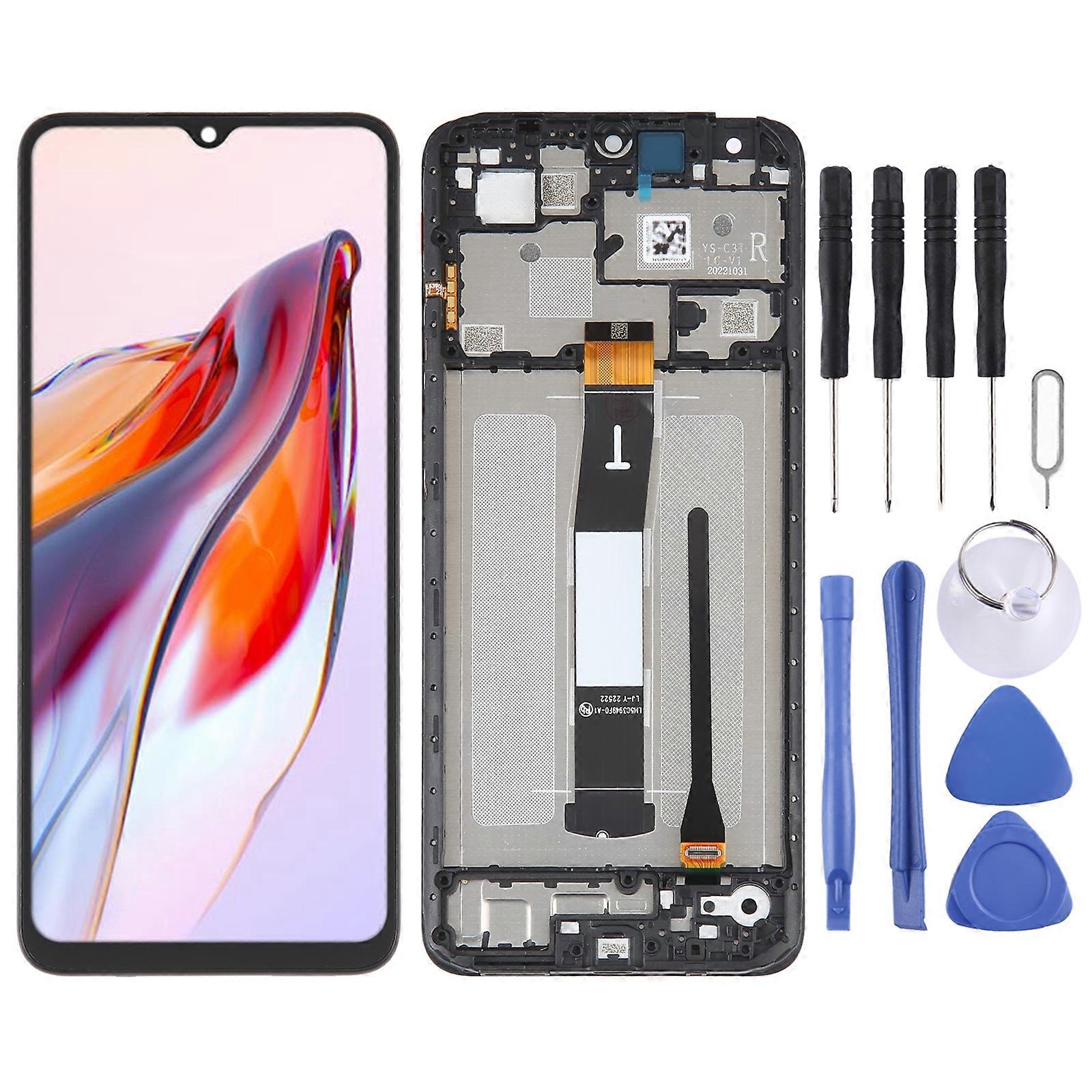 COMPATIBLE LCD Screen For Xiaomi Redmi 12C Digitizer Full Assembly with Frame
