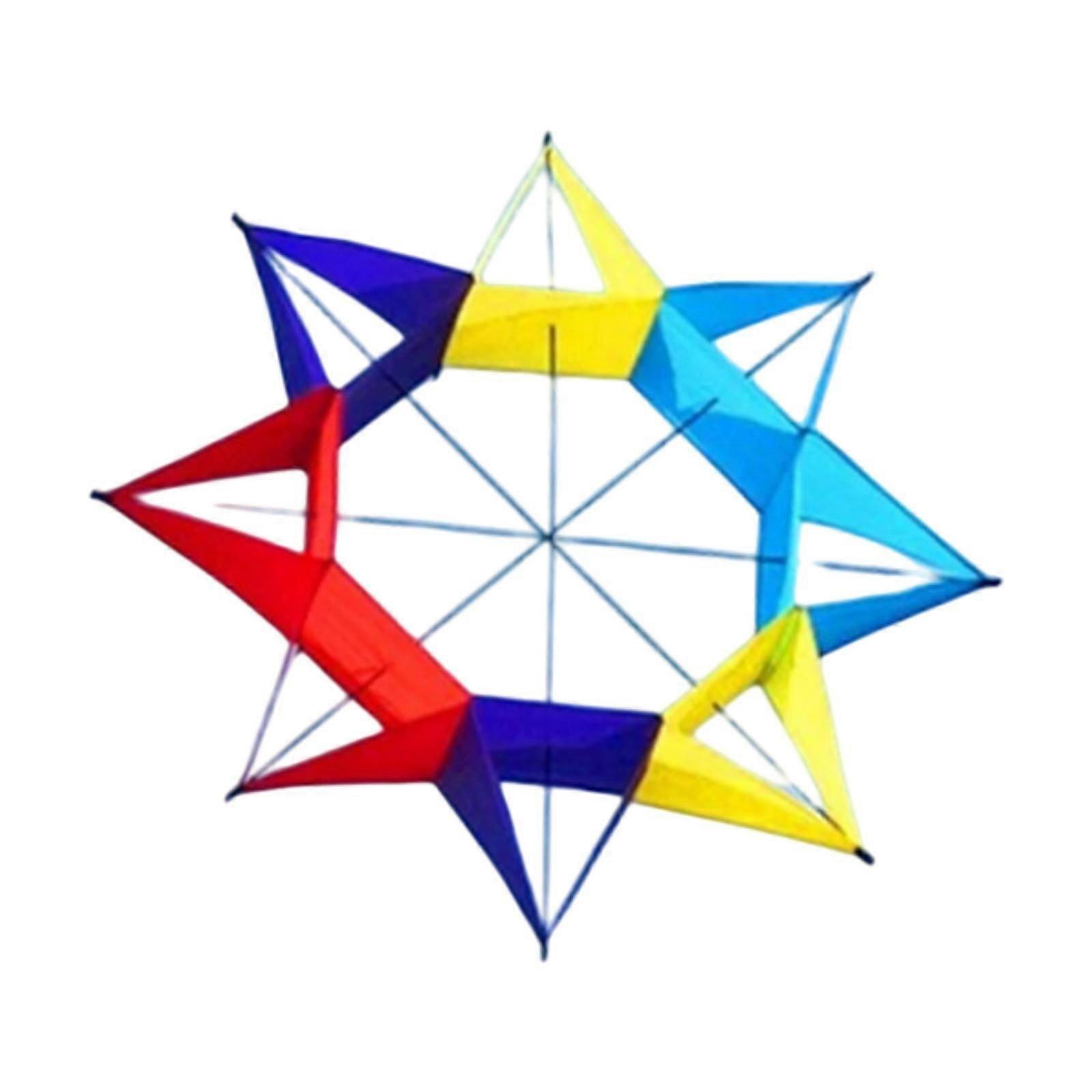 Big Kite Decor Tukeva Monipuolinen Suosittu Hex Kite puiston ulkoiluun