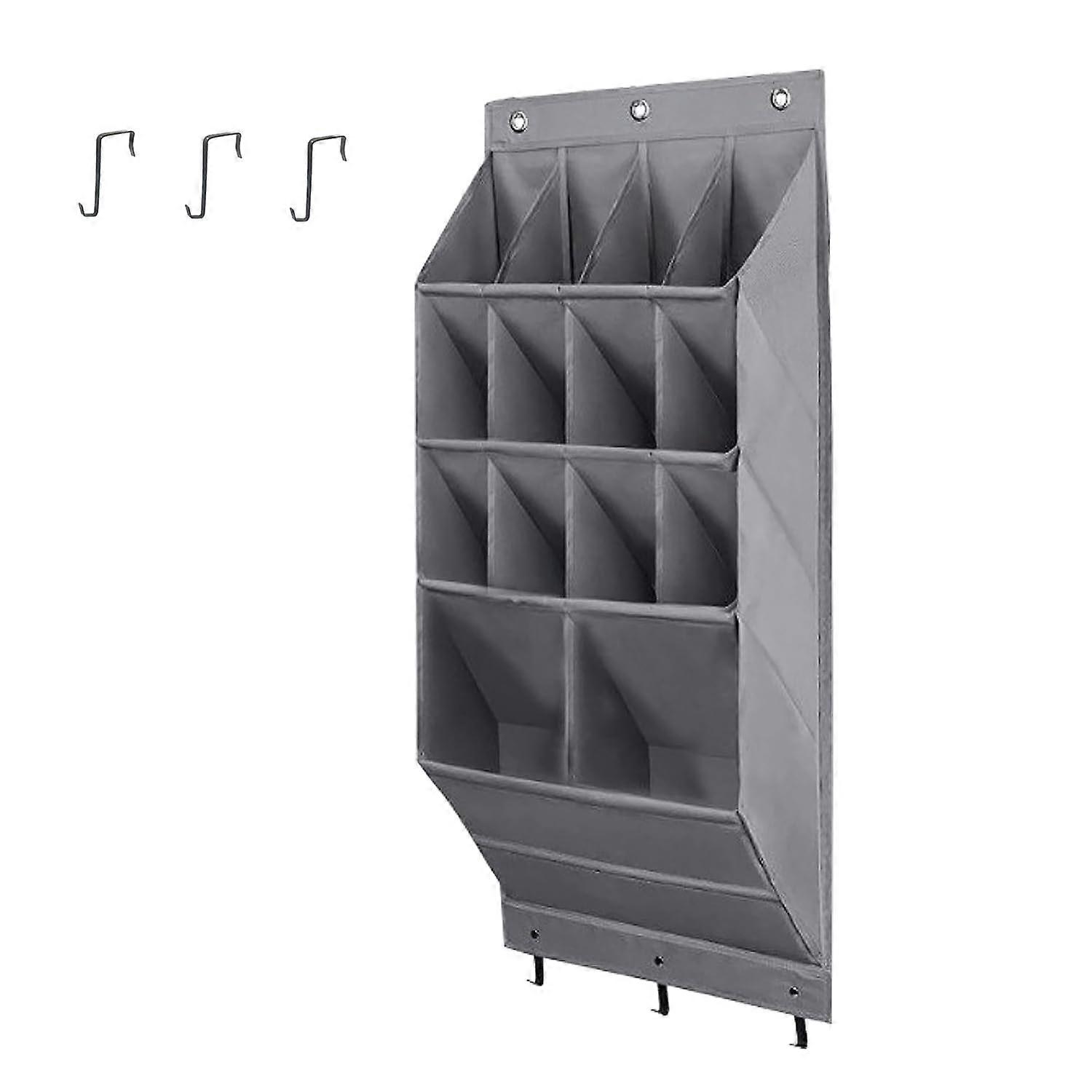 14 Pockets Hanging Shoe Organizer for Large Deep Pockets, Ideal for Shoes and Slippers, Durable Fabric Storage Solution