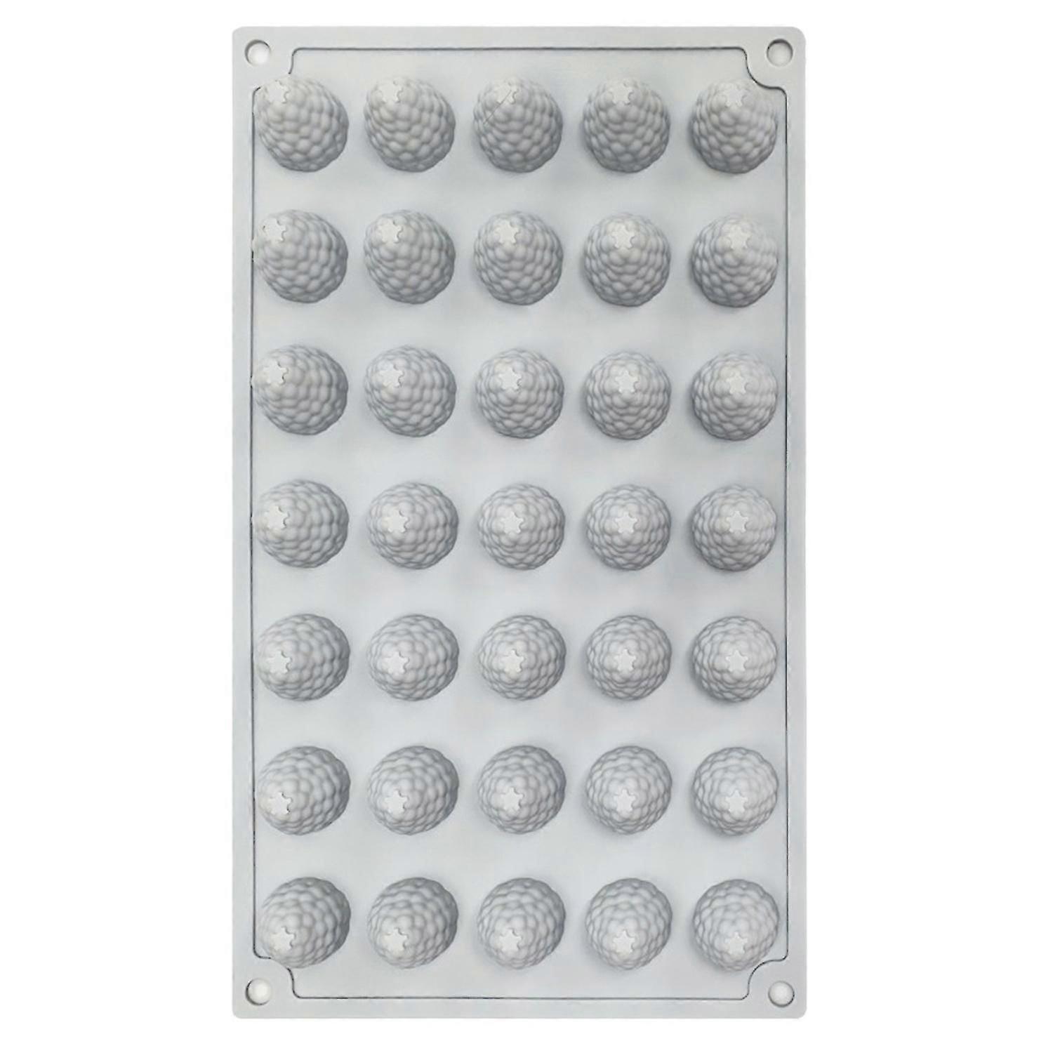 Raspberry Silicone Mold 35 Cavities Non-stick Food Grade Easy Release DIY Cake Decorating Fondant