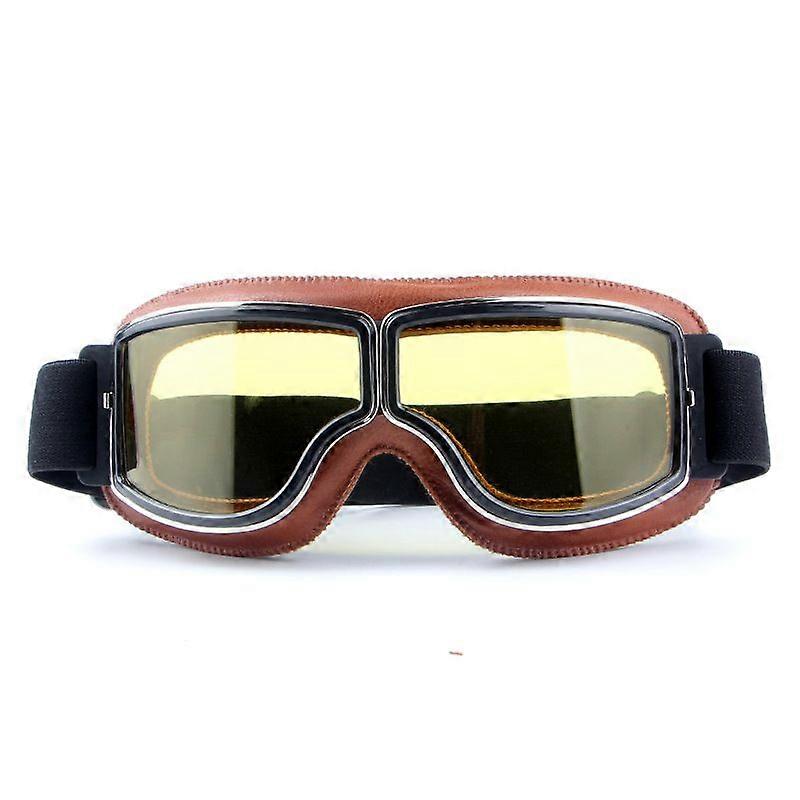 Retro Windproof and Dustproof Motorcycle Goggles (C)