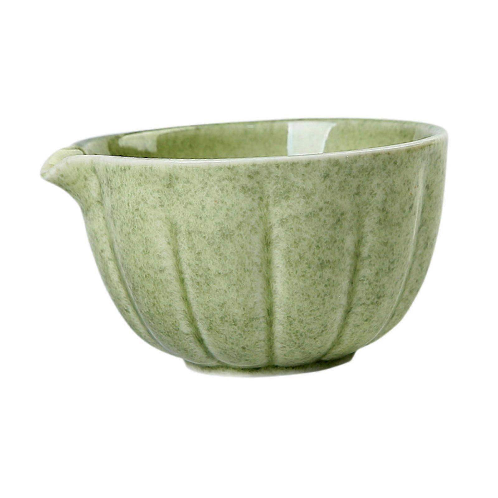 Ceramic Matcha Bowl 420ml Matcha Bowl for Japanese Matcha Preparation Family green