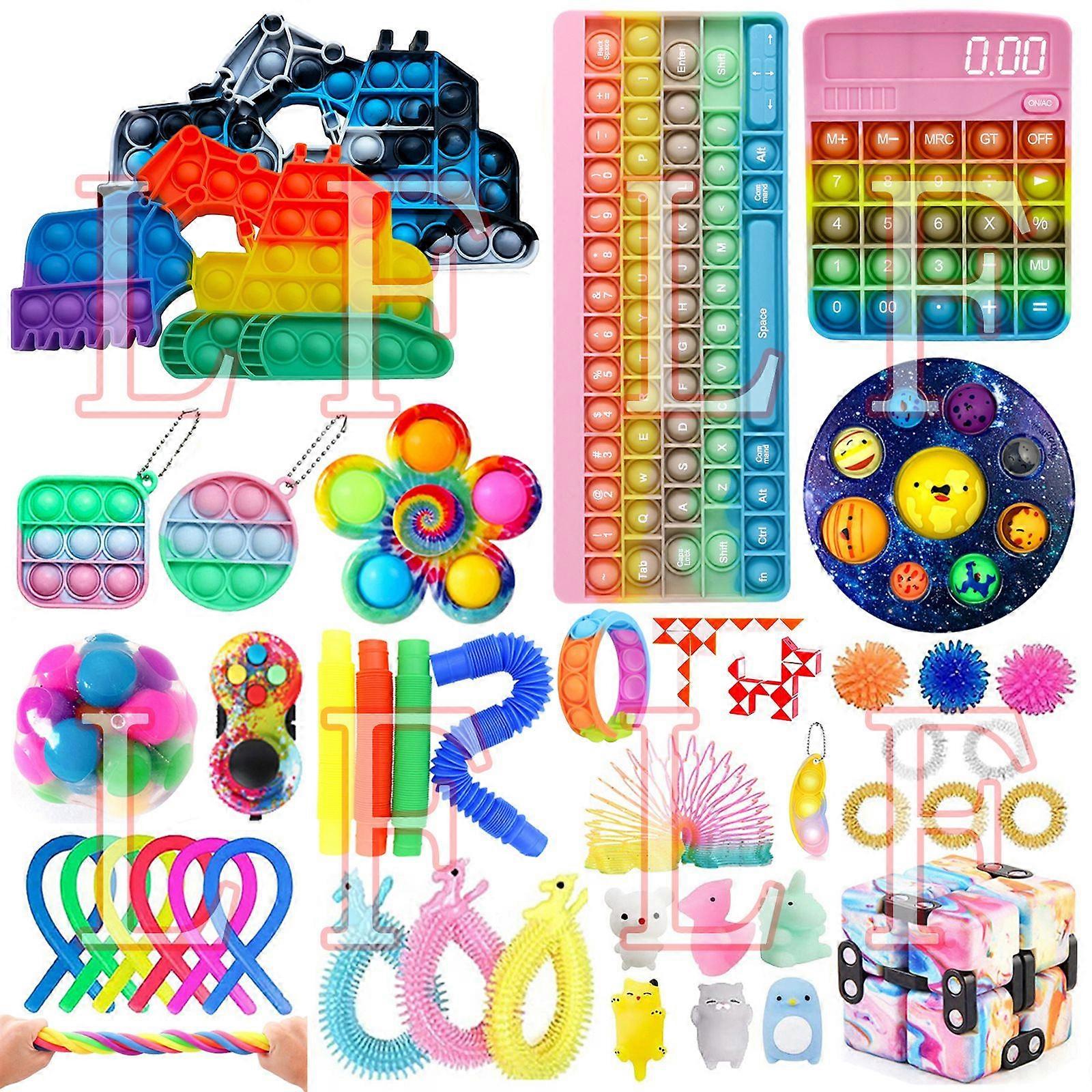TG18572B1 # Christmas venting and stress relief toy set fidget cube knitting net SQUISHY FOXMIND