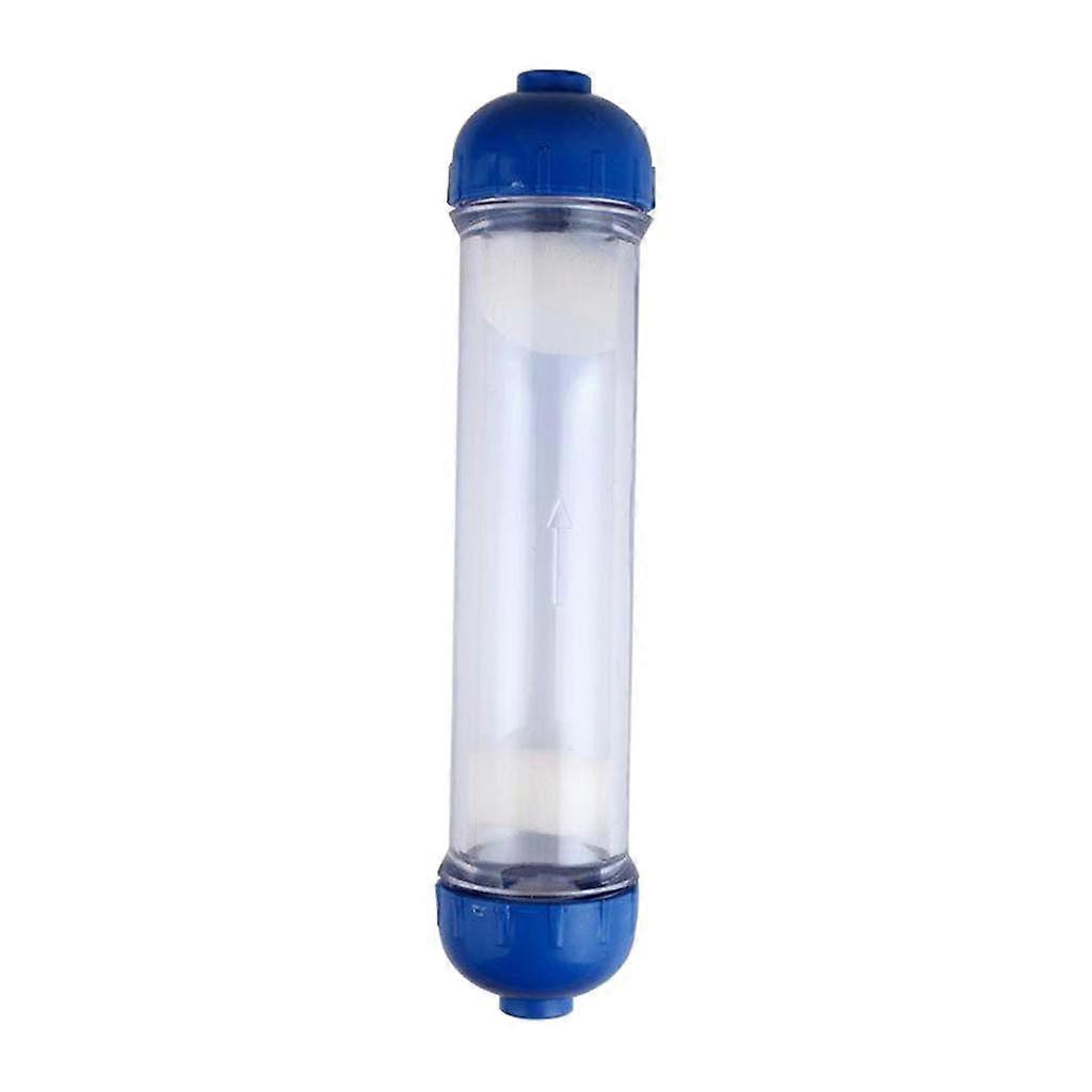 Transparent Water Filter Housing Bottle Refill Refillable Tube Inline Filter