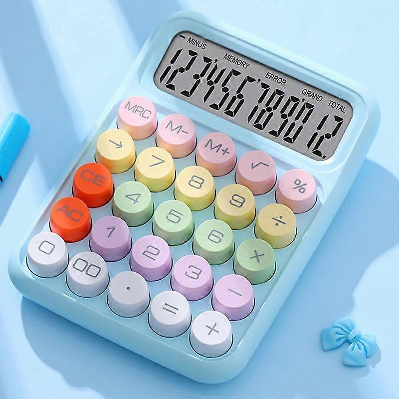12-Bit Dopamine Flex Keyboard Calculator Candy Color Office Student Calculator