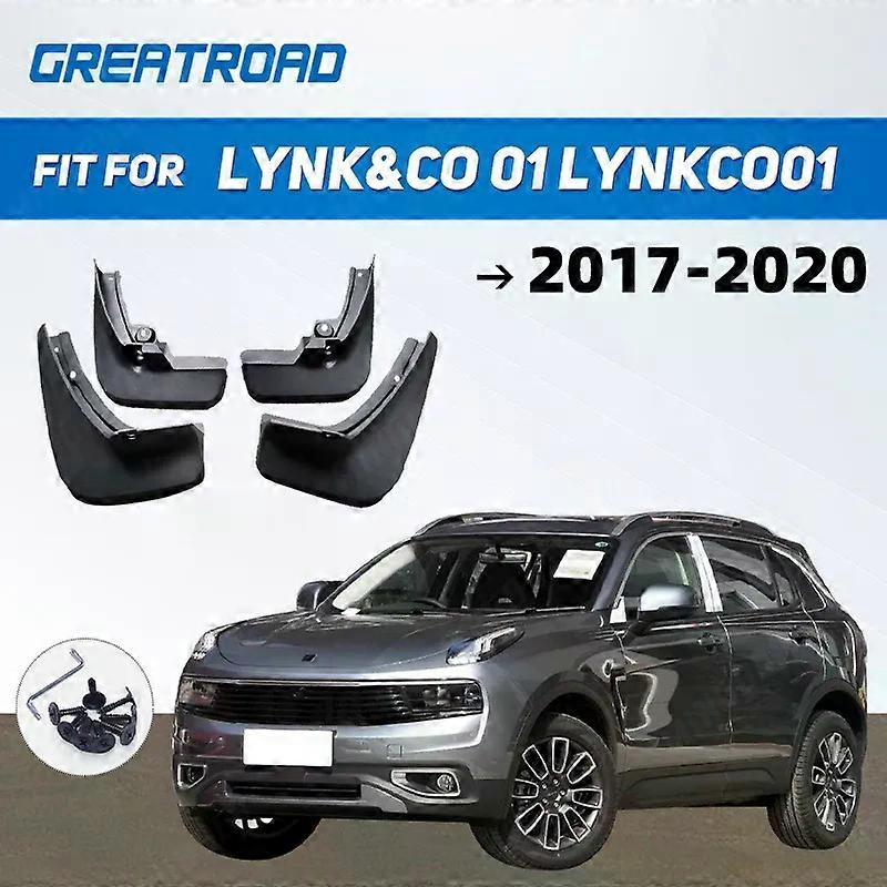 Exquisite TONLINKER Car Mudguard For LYNK&CO 01 LYNKCO01 2017 2018 2019 2020 Mudguards Splash Guards Fender Mudflaps 4Pcs Accessories