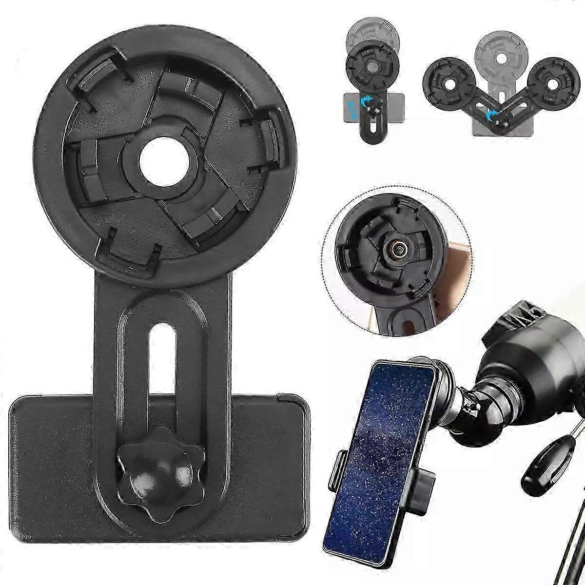 Cell Phone Adapter Mount Binocular Monocular Spotting Scope Telescope Universal