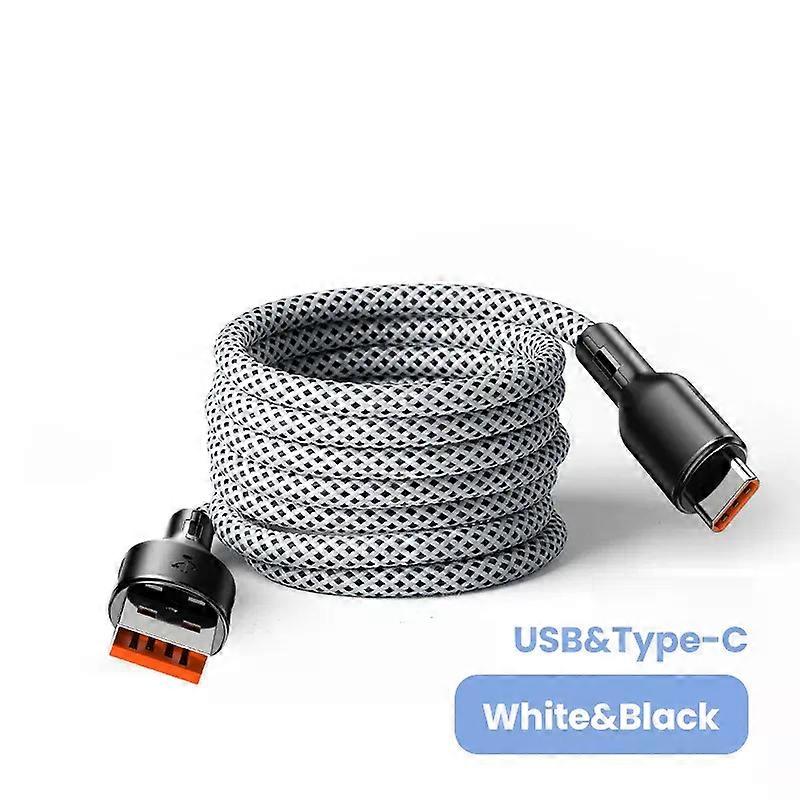 Elough 6A磁気ケーブルタイプCからUSB C USB A照明ケーブルPD 66W急速充電データコードXiaomi Huawei P30 Pro Samsung