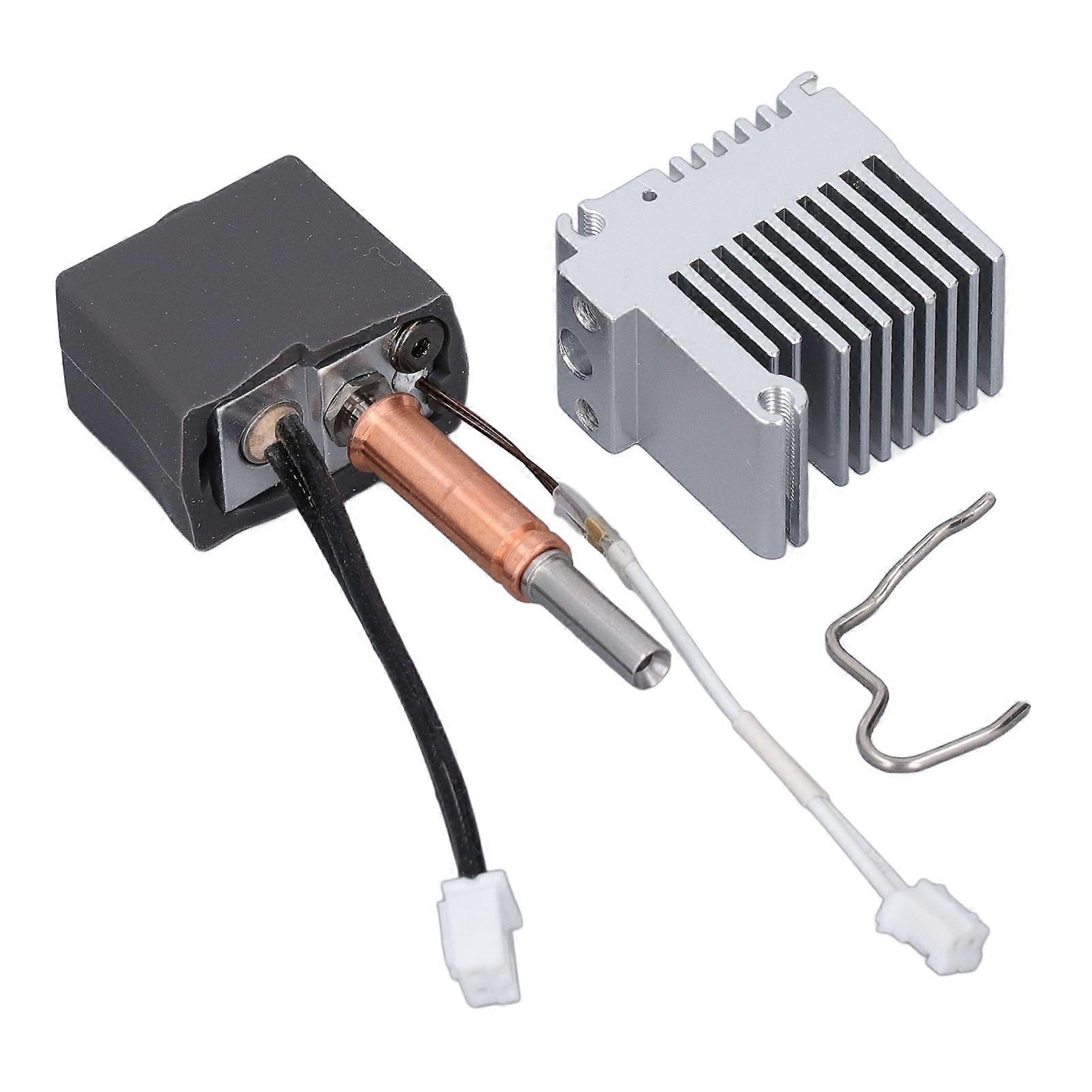 Hot End Print Head Extruder Kit Hardened Steel Nozzle for Kobra 3 3D Printer Replacement Accessories