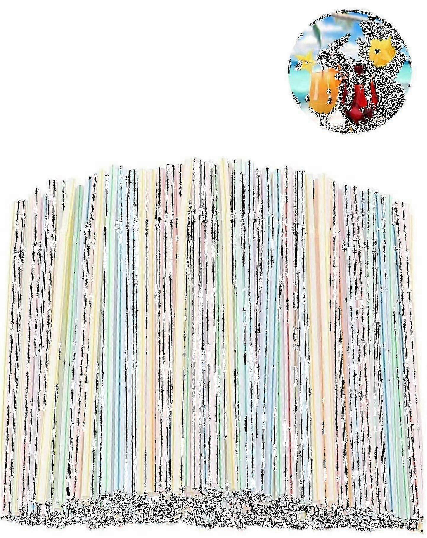 1200pcs Plastic Straws Plastic Drinking Straws-flexible Plastic Straws---product Code 22356