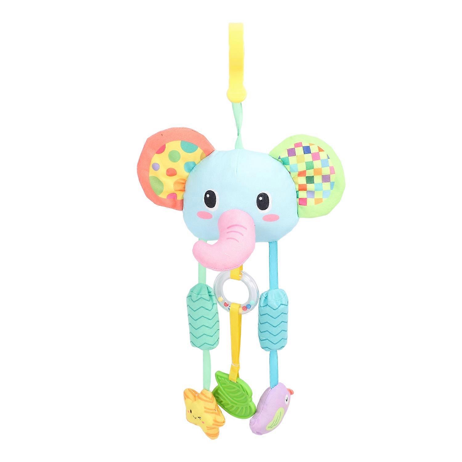 Baby Crib Mobile Colorful Cute Fun Rattle Portable Clip Hanging Crib Mobile Toy for Stroller Car Tra