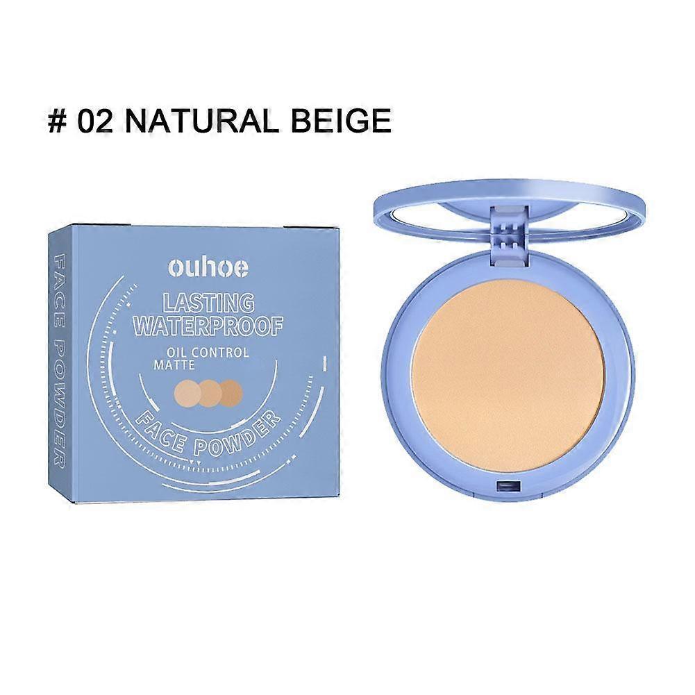 Face Pressed Powder Set Makeup, Controls Shine, Smooth Fine Lines Long Lasting