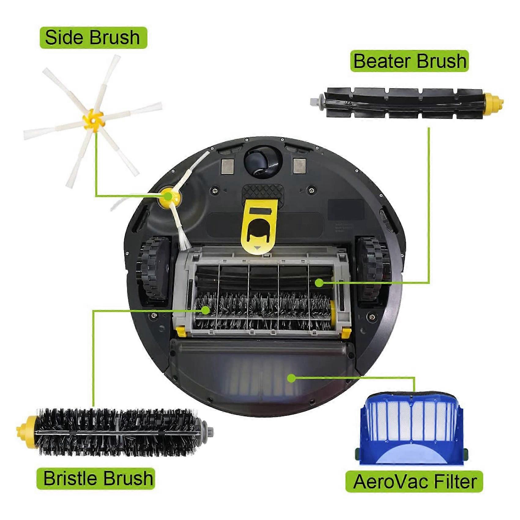 21-Piece Replacement Parts Kit For IRobot Roomba 692 694 & More – Includes Main Brushes, Side Brushes, Filters, Tools - View #5