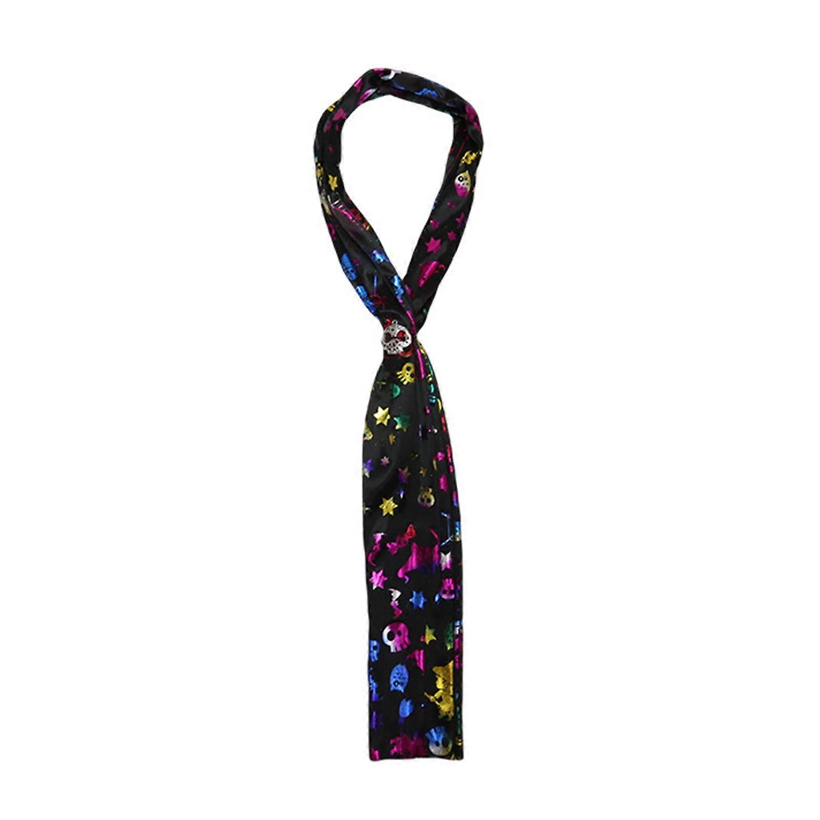 1pack Stage Spettacoli Sciarpa Moda Quotidiana Sciarpa Versatili Bambini Sciarpe per Costume e Uso Quotidiano oro nero