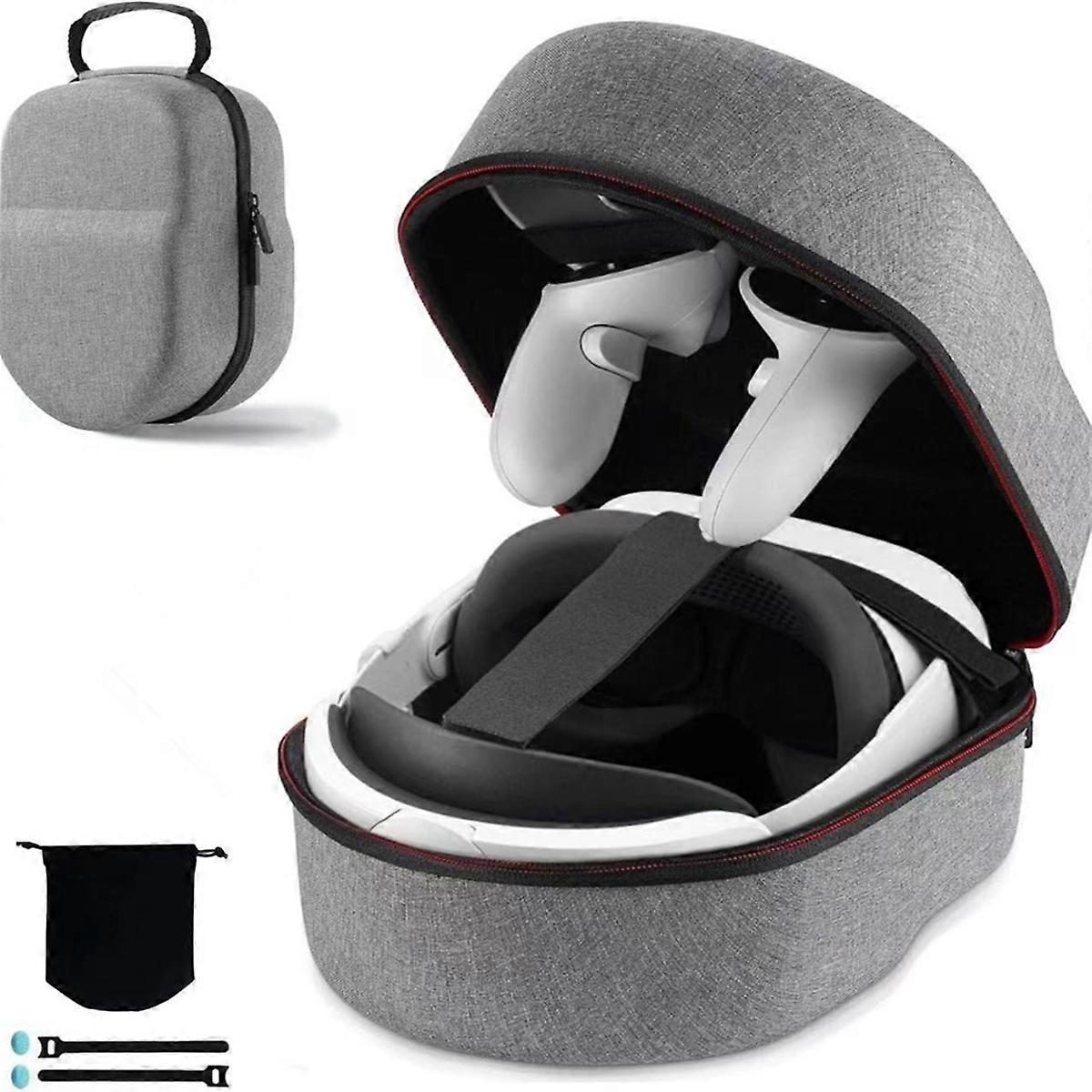 Portable Storage Bag for VR Shockproof Travel Carrying Case for 3/Quest 2 Accessories