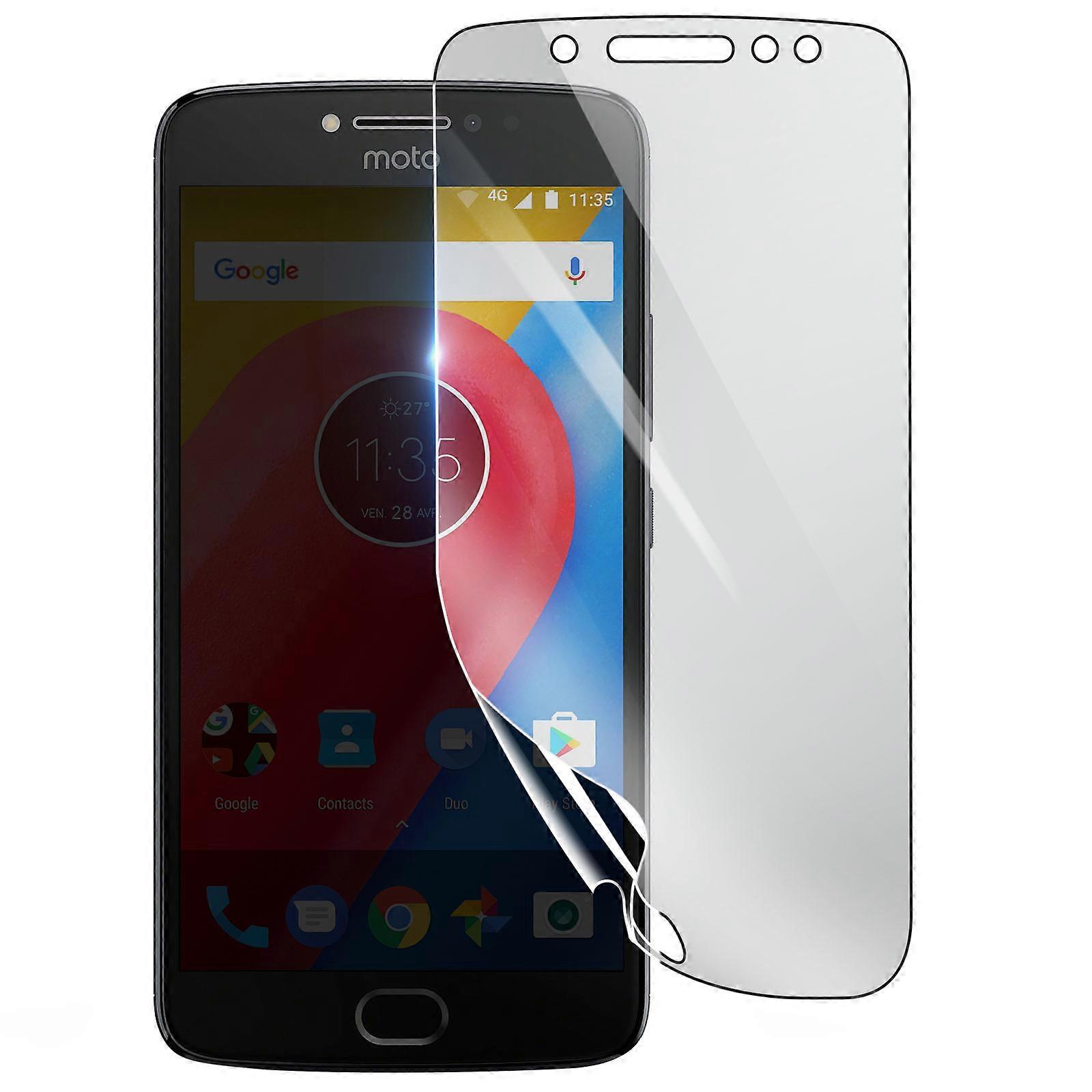 Shockproof Hydrogel Screen Protector for Motorola Moto E4 Plus, Transparent