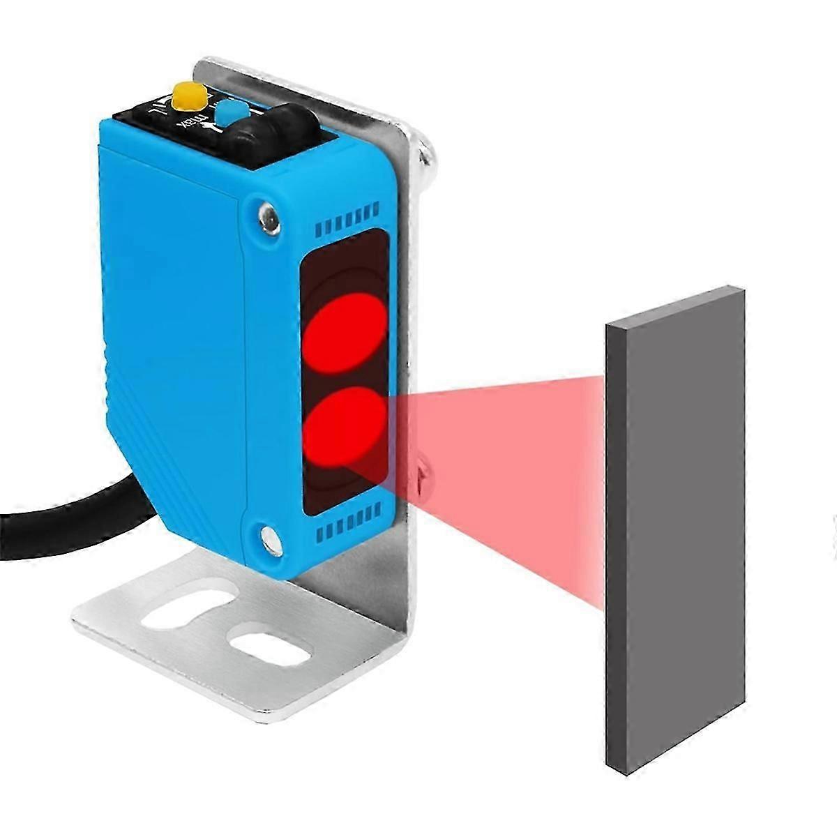 Photoelectric Sensor Switch NO+NC,DC10-30V,Distance:80cm/31.52inch, AE3Z-D61,Reflective Photovoltaic Sensor NPN