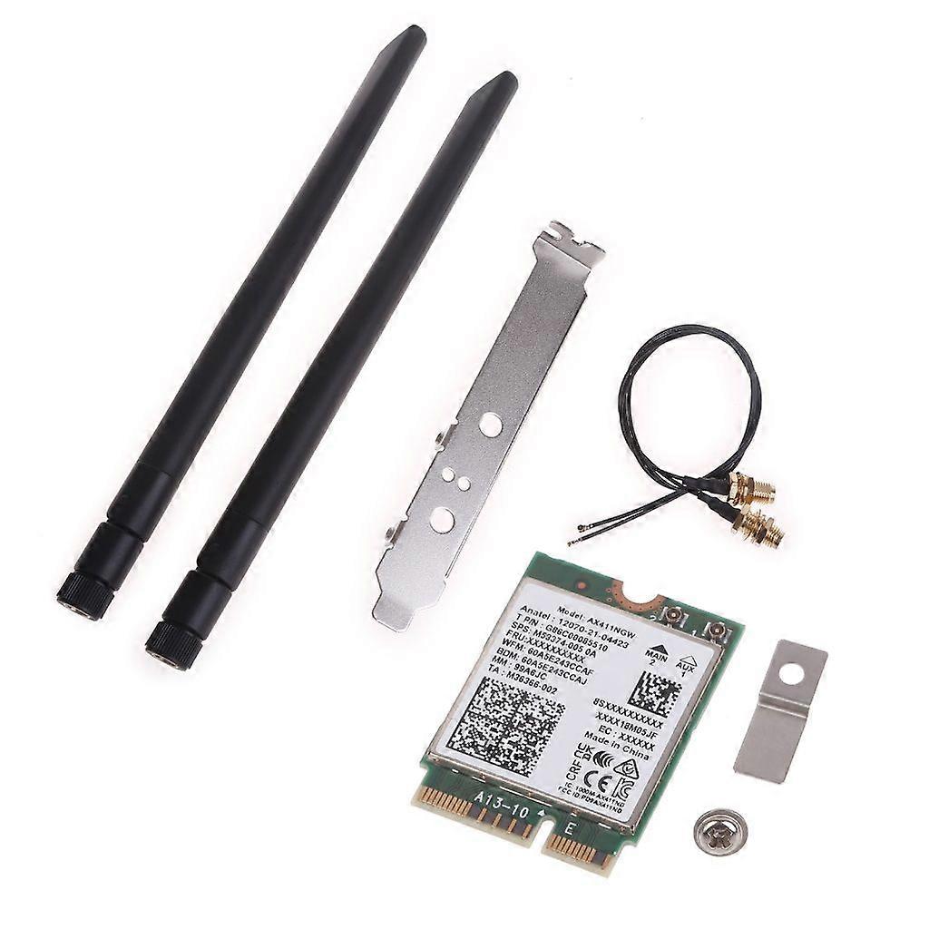 AX411NGW Wireless Network Card TriBand Wireless Wifi Card 2.4/5/6Gbps Faster